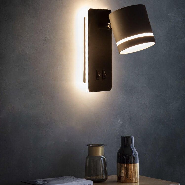 Wandlamp Met Draaibare Spot En Zachte Achtergloed Voor Gericht Leeslicht