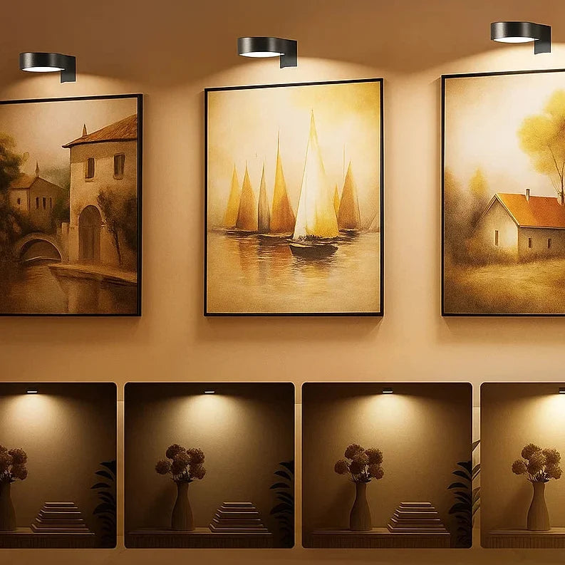 Beeldlamp met Magnetische Montage en Instelbare Lichtkleuren