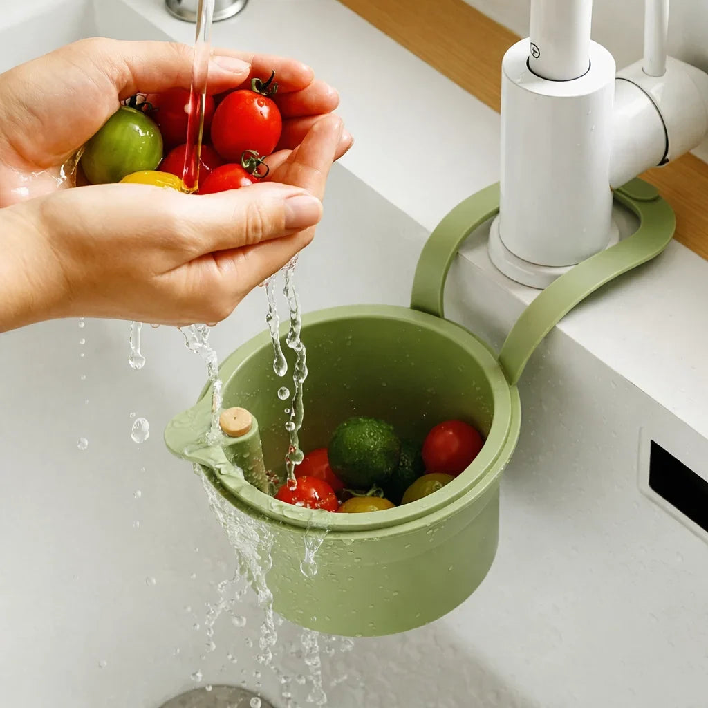 Afwaterkorf met Dubbel Filtersysteem en Klikontlading