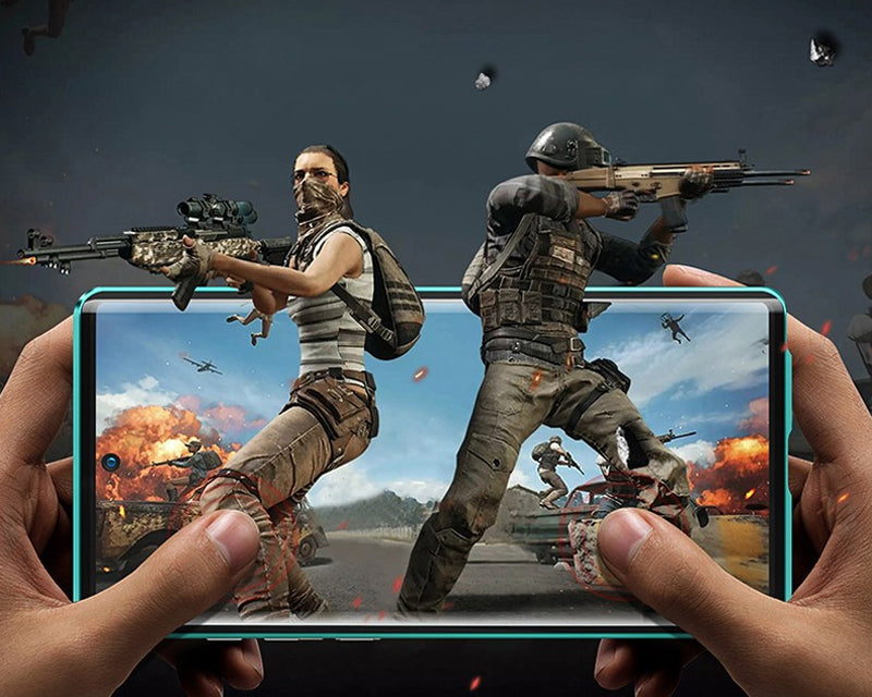 Magnetisch Telefoonhoesje met Gehard Glas voor Samsung Smartphones