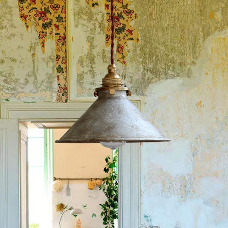 Ronde Hanglamp Met Metalen Behuizing En E14‑Fitting