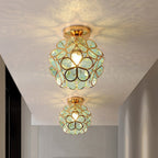 Luxe Plafondlamp Met Bloemvormig Design En Decoratief Lichteffect