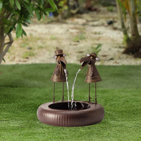 Decoratieve Waterfontein met Diermotief voor Rust en Tuinsfeer