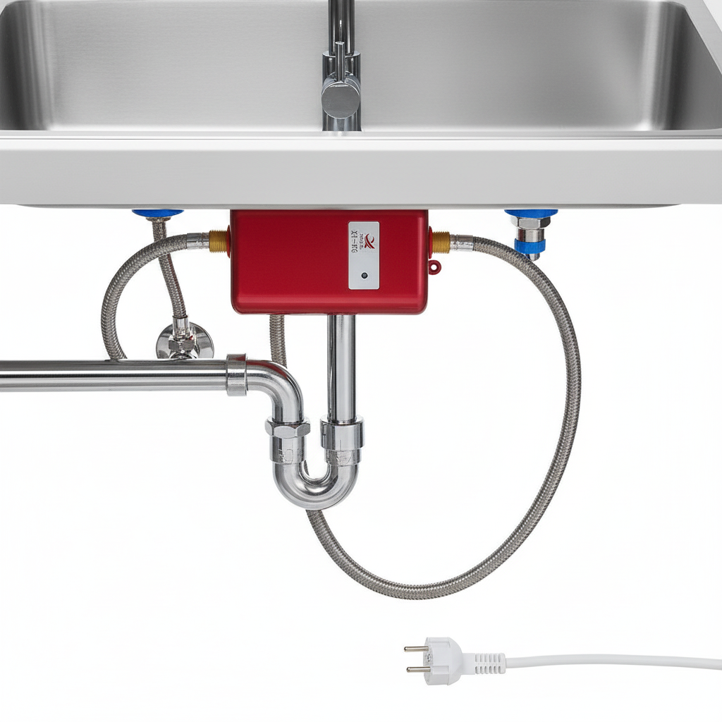 Elektrische Doorstroomverwarmer met Temperatuurcontrole
