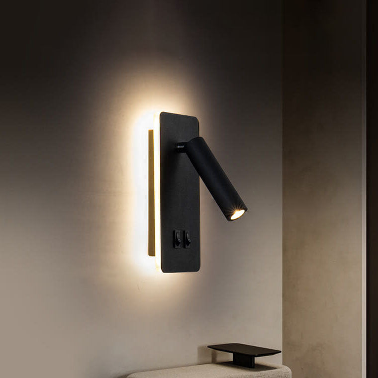 Wandlamp Met Draaibare Spot En Zachte Achtergloed Voor Gericht Leeslicht