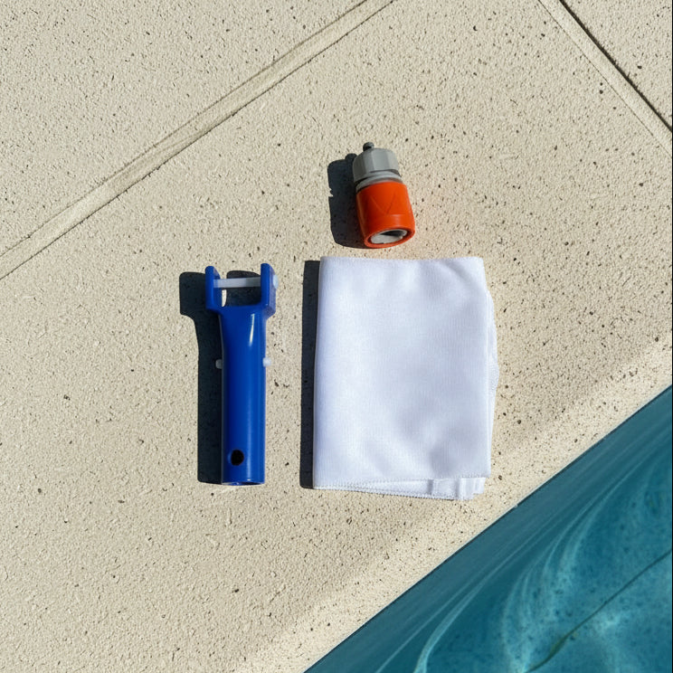 Chemievrije Poolreiniger met Sterke Zuigkracht en Herbruikbare Filter