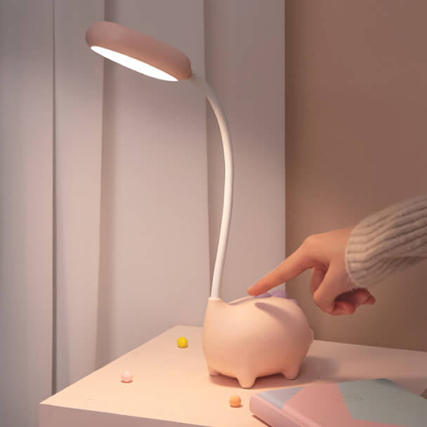Moderne Tafellamp Met Compact Ontwerp En Zachte Warmlichtmodule