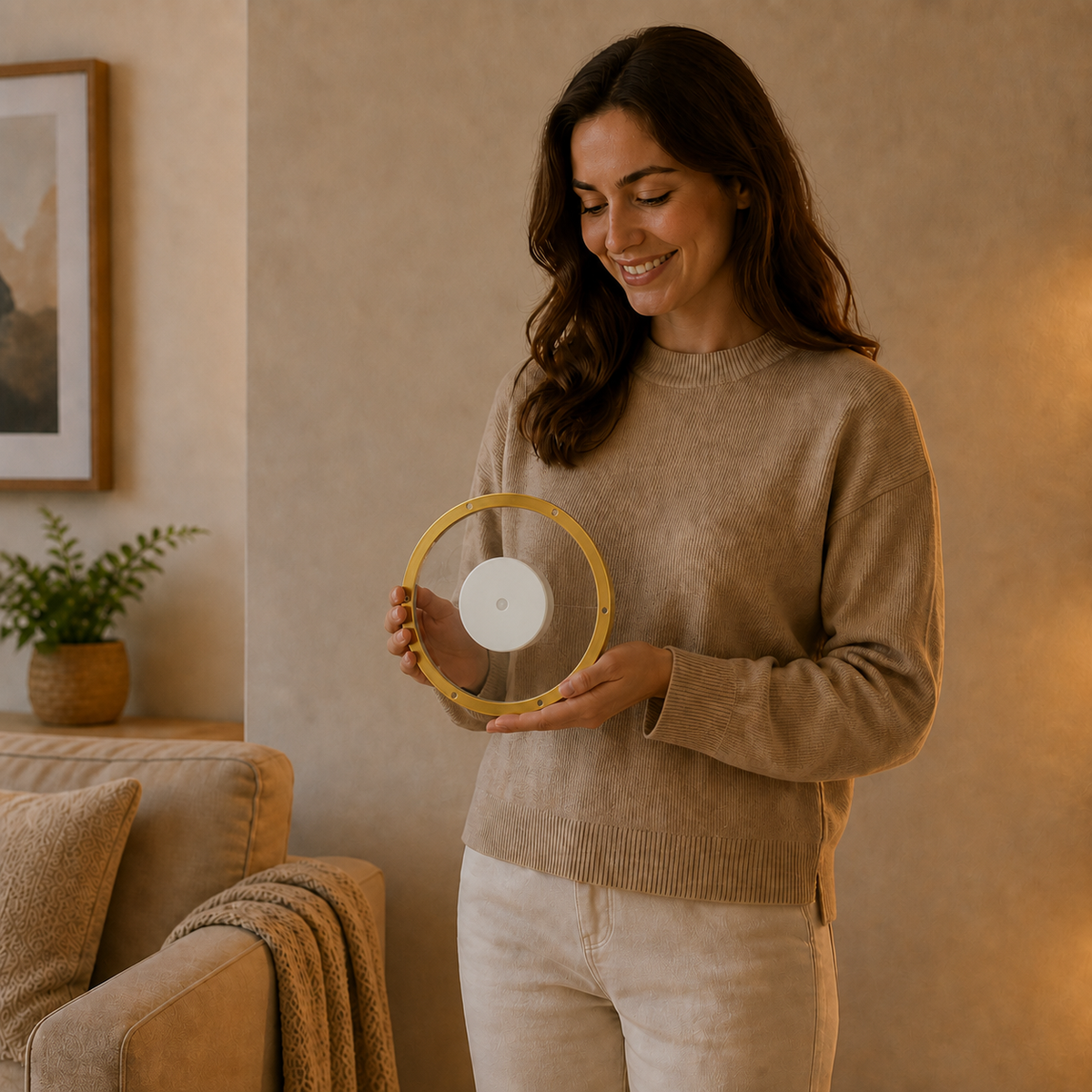 Wandplank Met Geïntegreerde LED-Verlichting Voor Sfeervolle Wanddecoratie