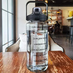 Waterfles Met Tijdmarkering En Drinktuit Voor Dagelijks Hydratiegebruik