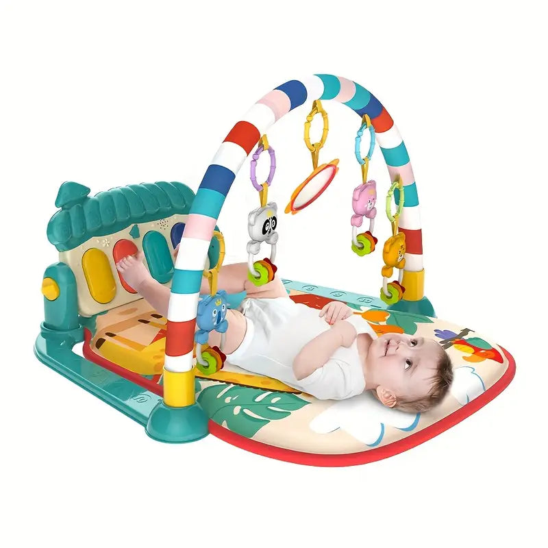 Baby Speelmat Met Piano En Activiteitenboog Voor Muzikale Ontwikkeling