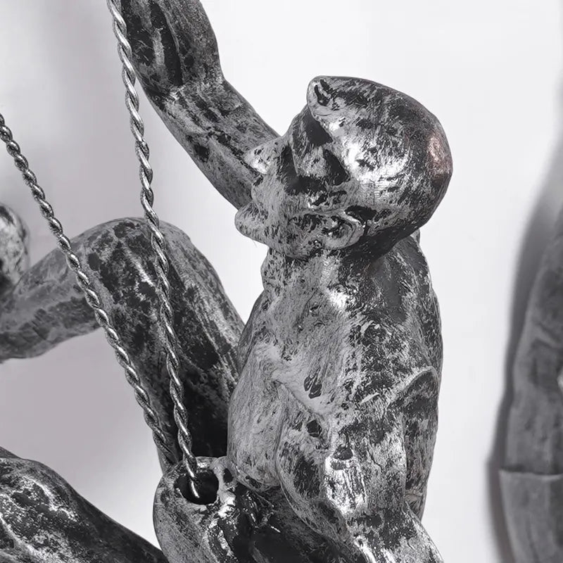 Wanddecoratie Set Met Hars Sculpturen En Dynamisch Klimontwerp