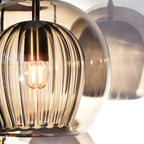 Hanglamp Met Glazen Bolkap In Transparant Of Amber