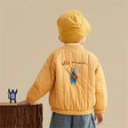 Gevoerde Kinder Winterjas Met Borduursel En Comfortabele Pasvorm