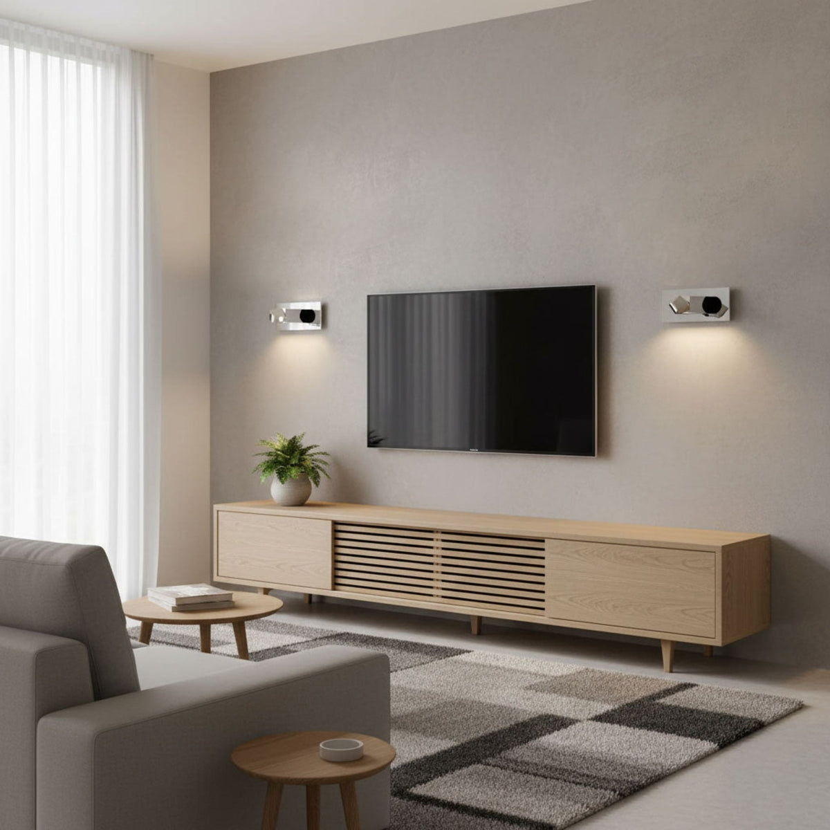Metalen Wandlamp Met Compact Ontwerp En Zachte Lichtkleuren Voor Moderne Ruimtes