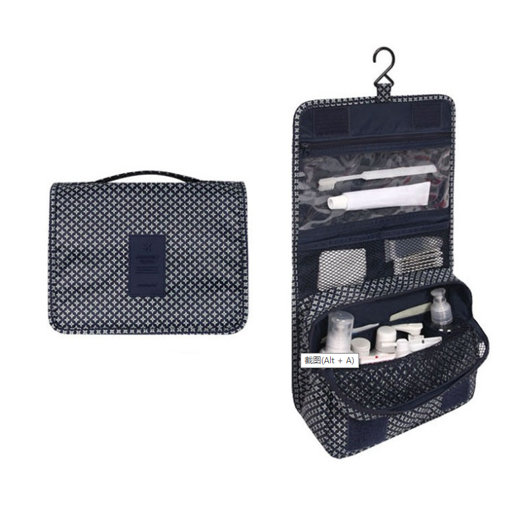 Toilettas met Ophanghaak en Meerdere Vakken voor Verzorging op Reis
