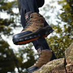Heren Orthopedische Wandelschoenen met Slipvaste Zool voor Outdoor Gebruik