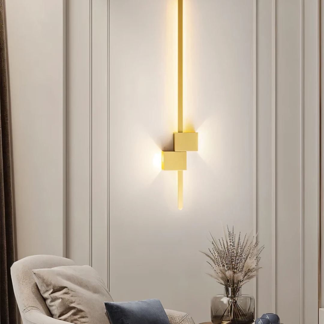 Aluminium Wandlamp met Warm Ledlicht
