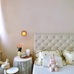 Compacte Wandlamp Met Geribbeld Lichtdesign En Sfeervolle LED-Verlichting