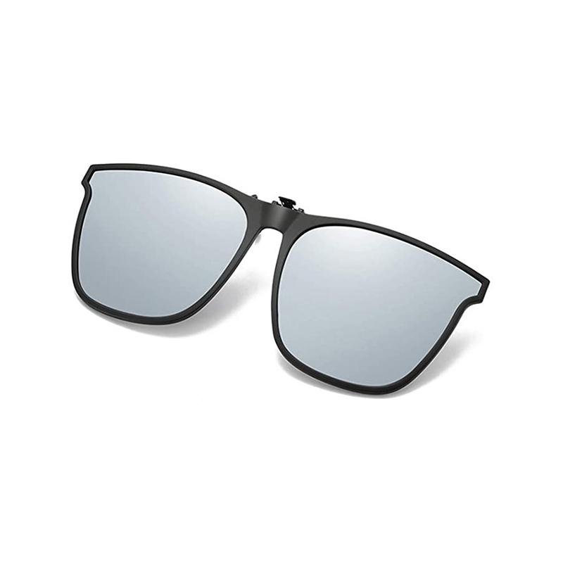 Opvouwbare Clip-On Gepolariseerde Zonnebril voor Brildragers met UV400 Bescherming