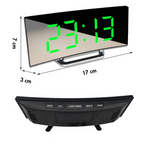 Digitale Wekker met Groot LED Display en Automatische Dimbare Verlichting