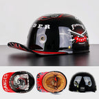 Cap‑Stijl Motorhelm met Sterke ABS‑Constructie en Veiligheidscertificering