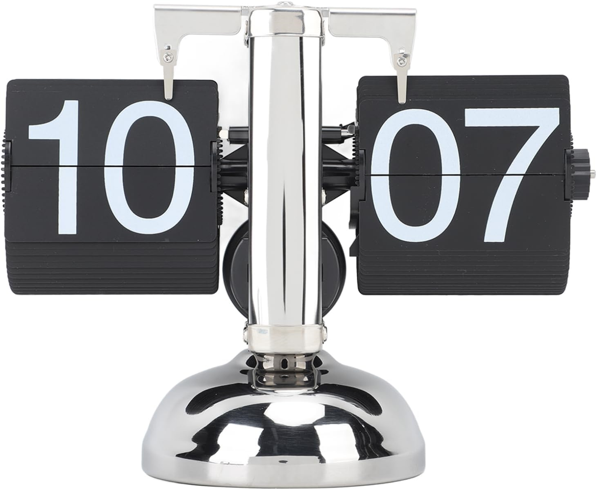 Vintage Flipklok Met Mechanische Tijdweergave En Moderne Precisie