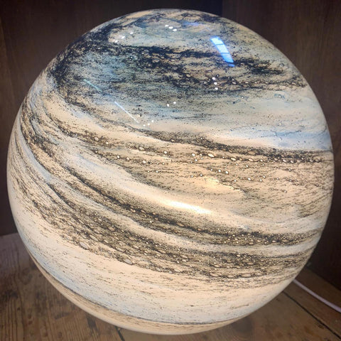 Glazen Maanlamp Met Meerkleurige Verlichting En Afstandsbediening