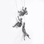 Wanddecoratie Set Met Hars Sculpturen En Dynamisch Klimontwerp