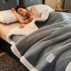 Winter Fleece Deken Met Zachte Structuur En Warme Comfortlaag