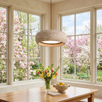 Travertin Hanglamp Met Slank Profiel En Dimbare Lichtkleuren Voor Moderne Ruimtes