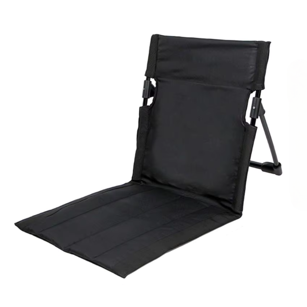 Opvouwbare Campingstoel met Rugleuning en Draagtas voor Outdoor Gebruik