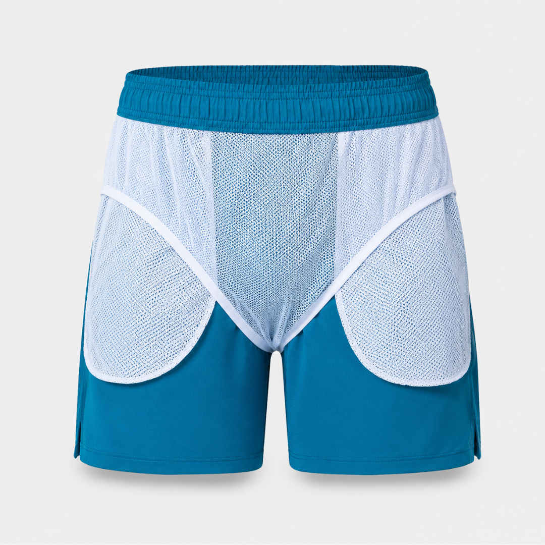 Heren Beachshort met Sneldrogende Stof en Verstelbaar Trekkoord
