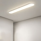 Ovale Plafondlamp Met Metalen Behuizing En Acrylkap