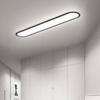 Ovale Plafondlamp Met Metalen Behuizing En Acrylkap