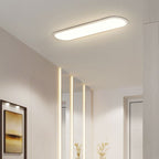 Ovale Plafondlamp Met Metalen Behuizing En Acrylkap