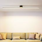 Lineaire Plafondlamp Met Metalen Behuizing En Silicagelkap