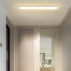Ovale Plafondlamp Met Metalen Behuizing En Acrylkap