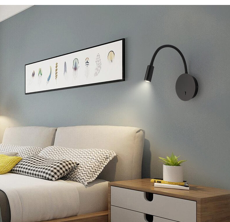 LED‑Wandlamp met Flexibele Draaiarm en Moderne Binnenverlichting