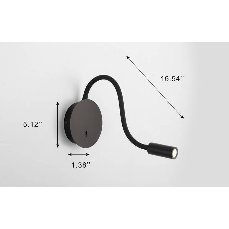 LED‑Wandlamp met Flexibele Draaiarm en Moderne Binnenverlichting