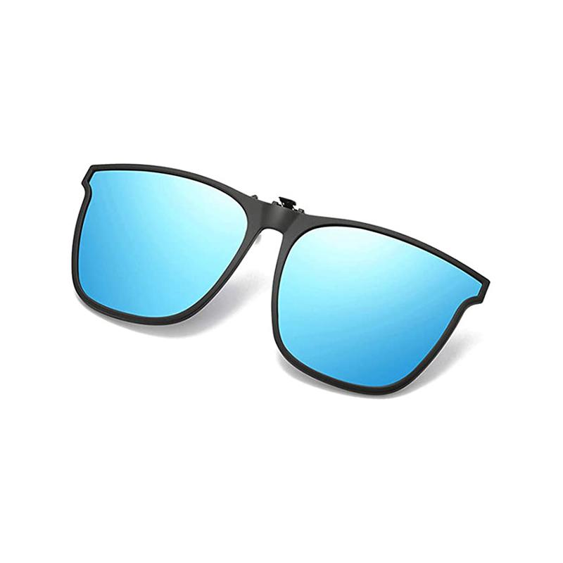 Opvouwbare Clip-On Gepolariseerde Zonnebril voor Brildragers met UV400 Bescherming