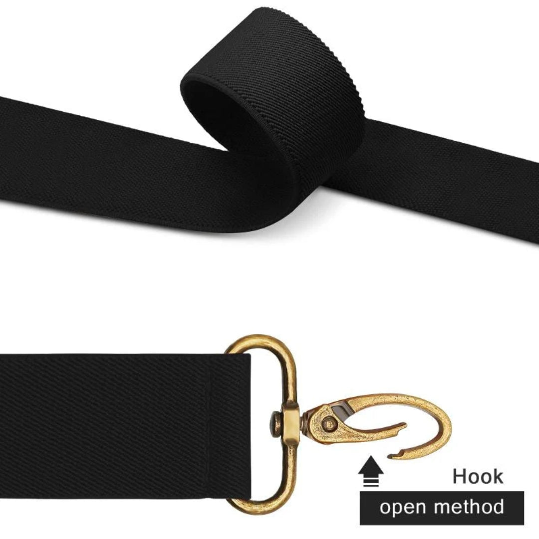 Verstelbare X-Vorm Bretels met Metalen Clips
