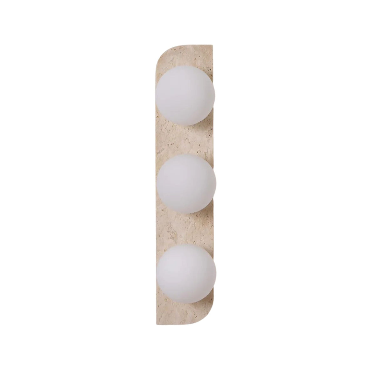 Travertin Wandlamp Met Meerdere Lichtpunten En Moderne Uitstraling