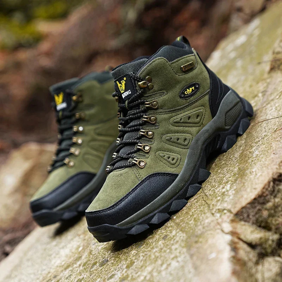 Heren Orthopedische Wandelschoenen met Slipvaste Zool voor Outdoor Gebruik
