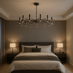 Moderne kroonluchter met 12 lichtpunten