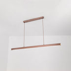 Lineaire Metalen LED Hanglamp Met Acrylkap
