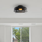 Glazen Plafondlamp Met Gelaagde Vorm En Moderne Sfeerverlichting