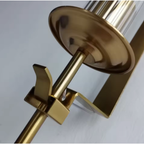 Wandlamp met Verticale Glasstructuur en Zachte Moderne Sfeerverlichting