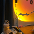 Retro Tafellamp met Warm Licht en Zachte Sfeer