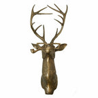 Decoratieve Dierenkop Wandobject van Hars met Expressief Ontwerp