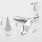 Design Flesopener van Zinklegering met Balancerend Vogelontwerp